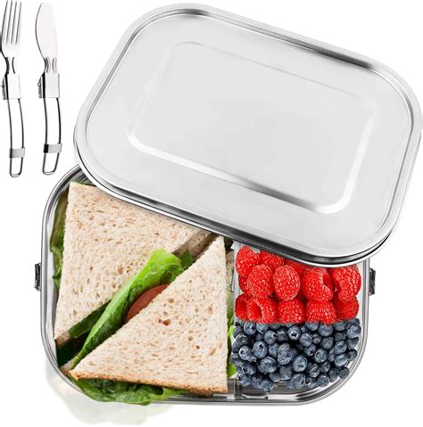 metal bento box for children amazon|Amazon.com: Metal Bento Box.